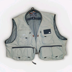 Simms Freestone Vest Sand Beige New Without Tags XXL Fishing Vest (N11251700)